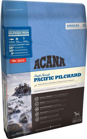 Acana Singles Pacific Pilchard монобелковый для собак и щенков всех пород с тихоокеанской сардиной (11,4 + 11,4 кг)