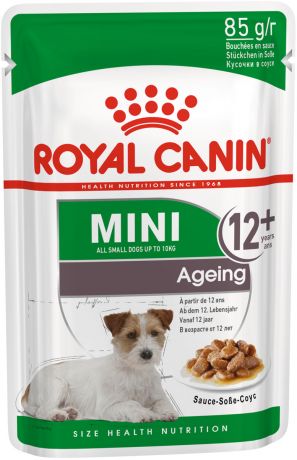 Royal Canin Mini Ageing 12+ для пожилых собак маленьких пород старше 12 лет в соусе 85 гр (85 гр)