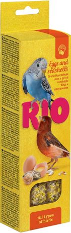 Rio палочки для всех видов птиц с яйцом и ракушечником (2 шт)