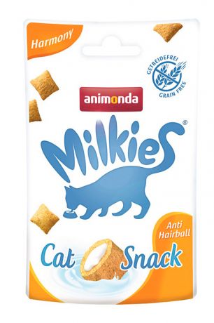 Animonda Milkies Harmony беззерновое для кошек для вывода шерсти (30 гр)