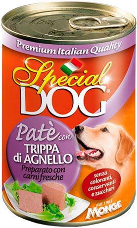 Special Dog для взрослых собак паштет с рубцом ягненка 400 гр (400 гр х 24 шт)