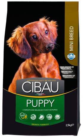 Cibau Puppy Mini для щенков маленьких пород с курицей (2,5 кг)