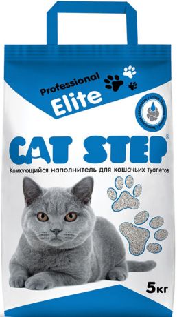 Cat Step Professional Elite - Кэт степ наполнитель комкующийся для туалета кошек (5 кг)