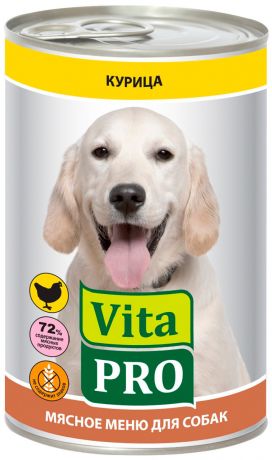 Vita Pro мясное меню для взрослых собак с курицей 400 гр (400 гр)