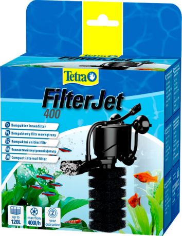 Внутренний фильтр Tetra FilterJet 400 компактный 400 л/ч для аквариумов объемом 50-120 л (1 шт)