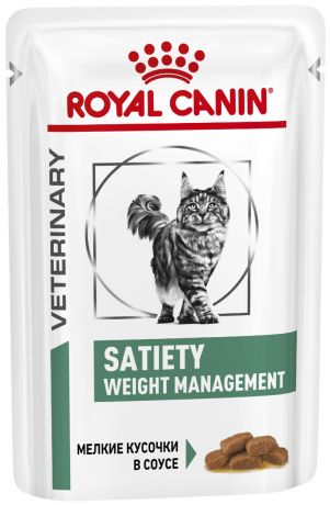 Royal Canin Satiety Weight Management для взрослых кошек контроль веса в соусе 85 гр (85 гр)