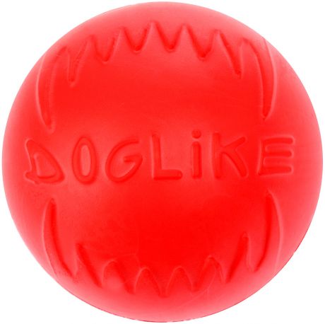Мяч для собак средний Doglike коралловый (1 шт)