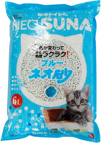 Neo Loo Life Neo Suna наполнитель комкующийся для туалета кошек с цветовым индикатором (6 л)