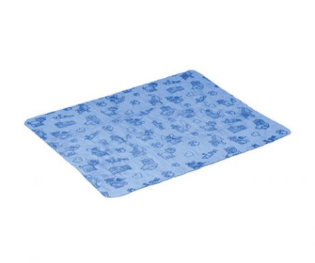 Коврик полотенце охлаждающее для животных V.I.Pet Эффект синее 43 х 32 см (1 шт)