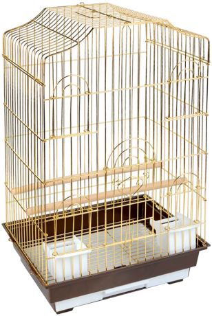 Клетка для птиц Triol 6112g золото 46,5 х 36 х 71 см (1 шт)