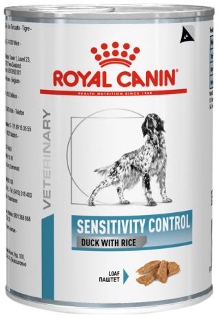 Royal Canin Sensitivity Control для взрослых собак при пищевой непереносимости с уткой и рисом 420 гр (420 гр х 12 шт)