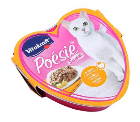 Vitakraft Poesie для взрослых кошек с индейкой в сырном соусе (85 гр)