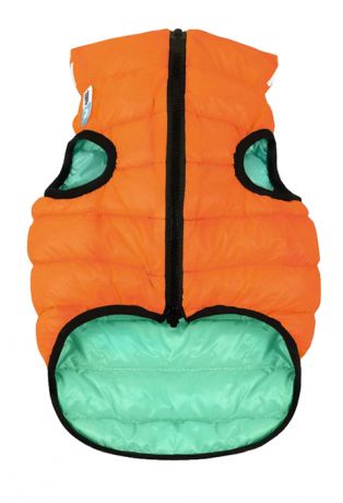 Куртка для собак Collar AiryVest Lumi двусторонняя светящаяся оранжево-салатовая (xs25)