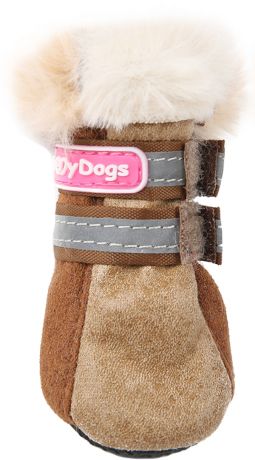 For My Dogs сапоги для собак зимние коричневые Fmd642-2019 Bg (2)
