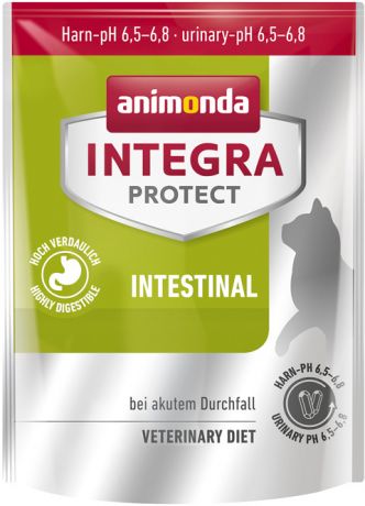 Animonda Integra Protect Cat Intestinal для взрослых кошек при заболеваниях желудочно-кишечного тракта (0,3 кг)