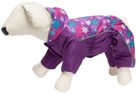 Osso Fashion комбинезон для собак маленьких пород на синтепоне фиолетовый для девочек (32)
