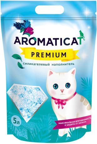 Aromaticat Premium наполнитель силикагелевый для туалета кошек (5 л)