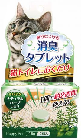 Уничтожитель запахов Premium Pet Japan для кошачьего туалета с ароматом луговых трав (1 уп)