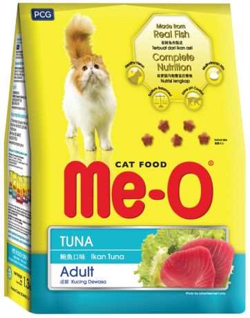 Me-o Adult Cat для взрослых кошек c тунцом (7 кг)