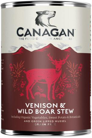 Canagan Grain Free Venison & Wild Boar Stew для взрослых собак рагу из оленины и дикого кабана 400 гр (400 гр)