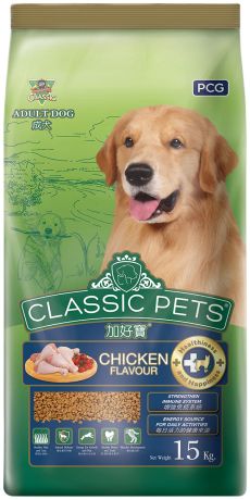 Classic Pets Adult Dog для взрослых собак с курицей (15 кг)