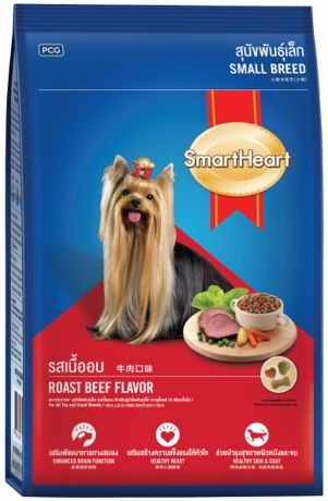 Smartheart Adult Small Breed для взрослых собак маленьких пород с ростбифом (3 кг)