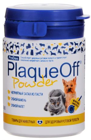 ProDen PlaqueOff средство для профилактики зубного камня у собак и кошек (40 гр)