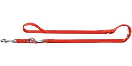 Поводок перестежка для собак Hunter Smart Ecco нейлон красный 15 мм 200 см (1 шт)