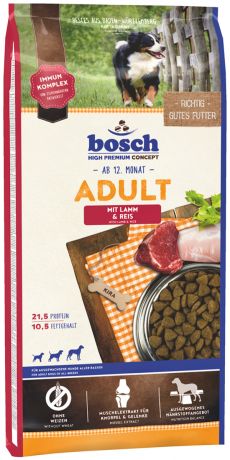 Bosch Adult Lamm & Reis для взрослых собак всех пород с ягненком и рисом (3 кг)