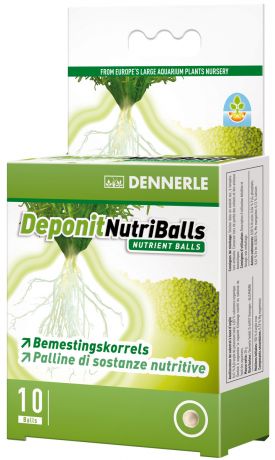 Добавка профессиональная грунтовая Dennerle Nutriballs (уп.10 таблеток) (1 уп)
