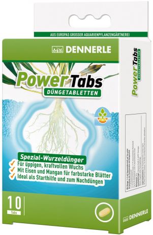 Добавка профессиональная грунтовая Dennerle Power Tabs (уп. 10 таблеток) (1 уп)