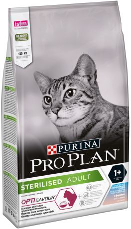 Purina Pro Plan Cat Optisavour Sterilised Cod & Trout для привередливых взрослых кастрированных котов и стерилизованных кошек с треской и форелью (0,4 кг)