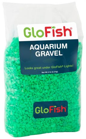 Грунт для аквариума Glofish флуоресцентный зеленый (2,26 кг)
