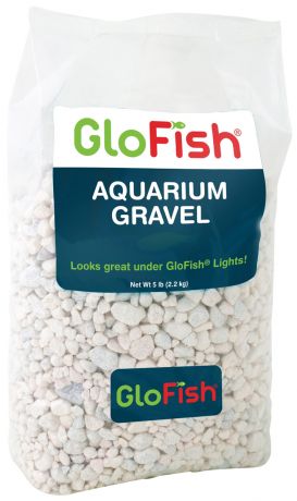 Грунт для аквариума Glofish флуоресцентный белый (2,26 кг)