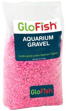 Грунт для аквариума Glofish флуоресцентный розовый (2,26 кг)