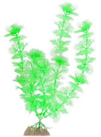 Растение для аквариума Glofish пластиковое флуоресцентное зеленое 20,32 см (1 шт)