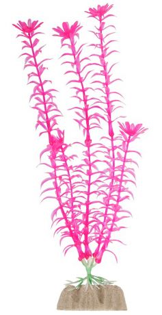 Растение для аквариума Glofish пластиковое флуоресцентное розовое 20,32 см (1 шт)