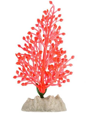 Растение для аквариума Glofish пластиковое флуоресцентное оранжевое 13 см (1 шт)