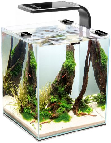 Aквариум Aquael Shrimp Set Smart Led Plant ll 10 черный 10 литров (1 шт)