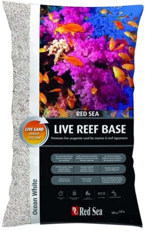 Грунт для аквариума Red Sea Ocean White живой рифовый белый 0,25 – 1 мм (10 кг)