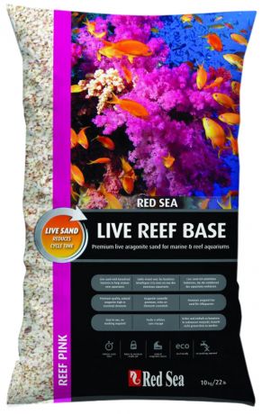Грунт для аквариума Red Sea Reef Pink живой рифовый розовый 0,5 – 1,5 мм (10 кг)