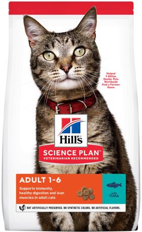 Hill’s Science Plan Feline Adult Tuna для взрослых кошек с тунцом (0,3 кг)