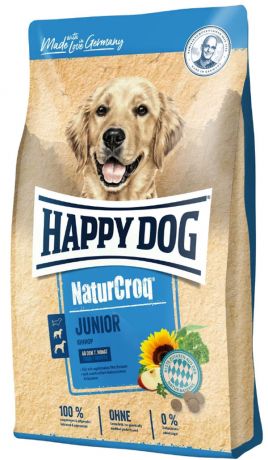 Happy Dog Naturcroq Junior для юниоров всех пород с птицей (15 кг)