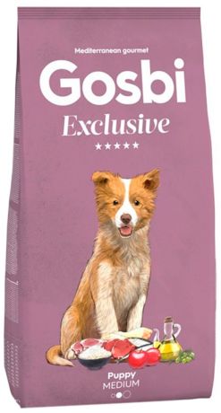 Gosbi Exclusive Puppy Medium для щенков средних пород с курицей (12 кг)