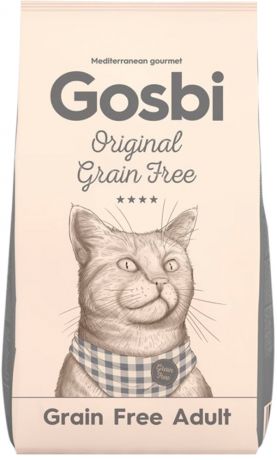 Gosbi Original Cat Adult Grain Free беззерновой для взрослых кошек с курицей (1 кг)