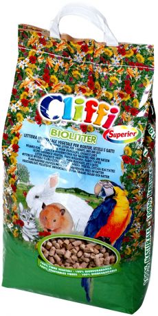 Cliffi Biolitter био наполнитель для кошек, грызунов и птиц (6 кг)