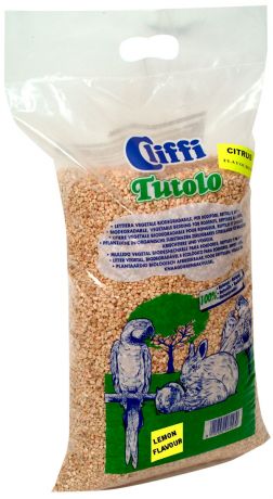 Cliffi Tutolo кукурузный наполнитель для грызунов Цитрус (4,5 кг)