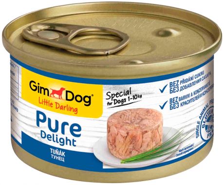 Gimdog Pure Delight для взрослых собак с тунцом в желе 85 гр (85 гр)