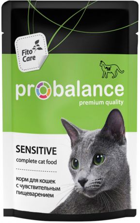 Probalance Cat Sensitive для взрослых кошек с чувствительным пищеварением с курицей 85 гр (85 гр)