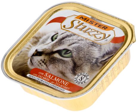 Mister Stuzzy Cat для взрослых кошек паштет с лососем 100 гр (100 гр)